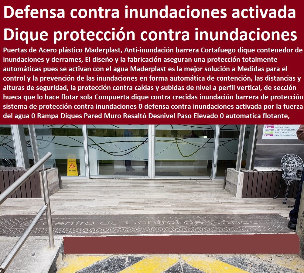 Rampa entrada contra inundaciones compuerta automática anti inundaciones 0 puertas tapas diques También conocidas como antirretorno de reflujo 0 valvula antirretorno pvc 6 pulgadas 0 defensa Muro de contención talud Dique de protección